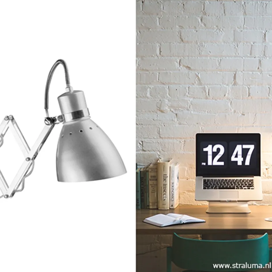 Trek wandlamp Spring chroom/grijs>Straluma New