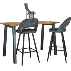 Trendy barkruk velours met zwart metalen poot></noscript>Straluma Outlet