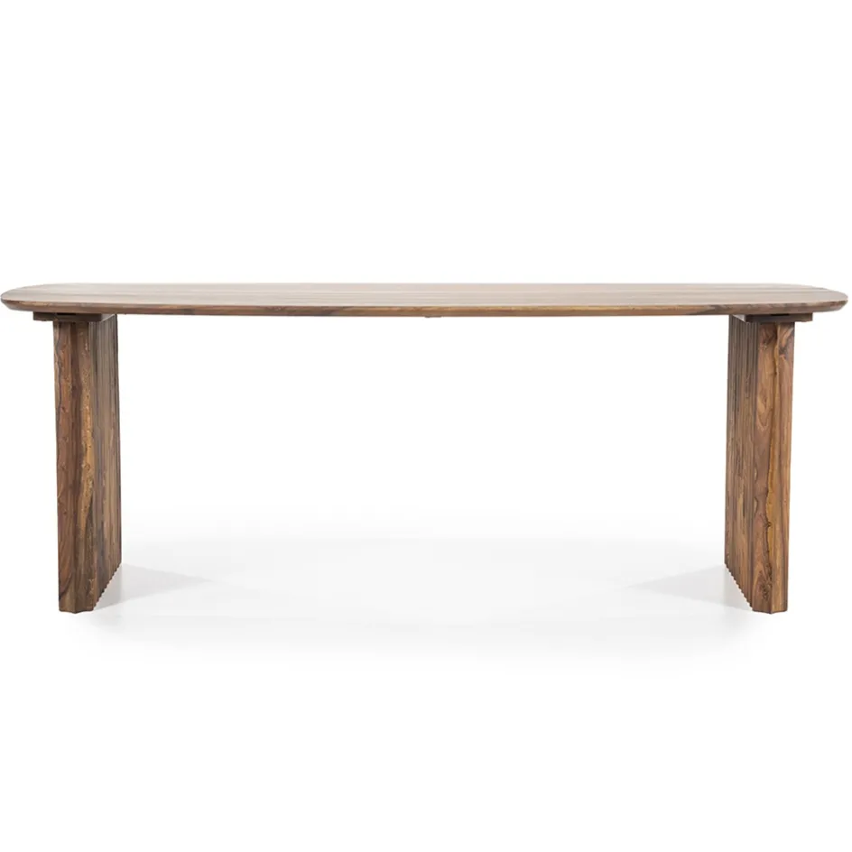 Trendy eetkamertafel Sheesham hout 240x100>Straluma Best