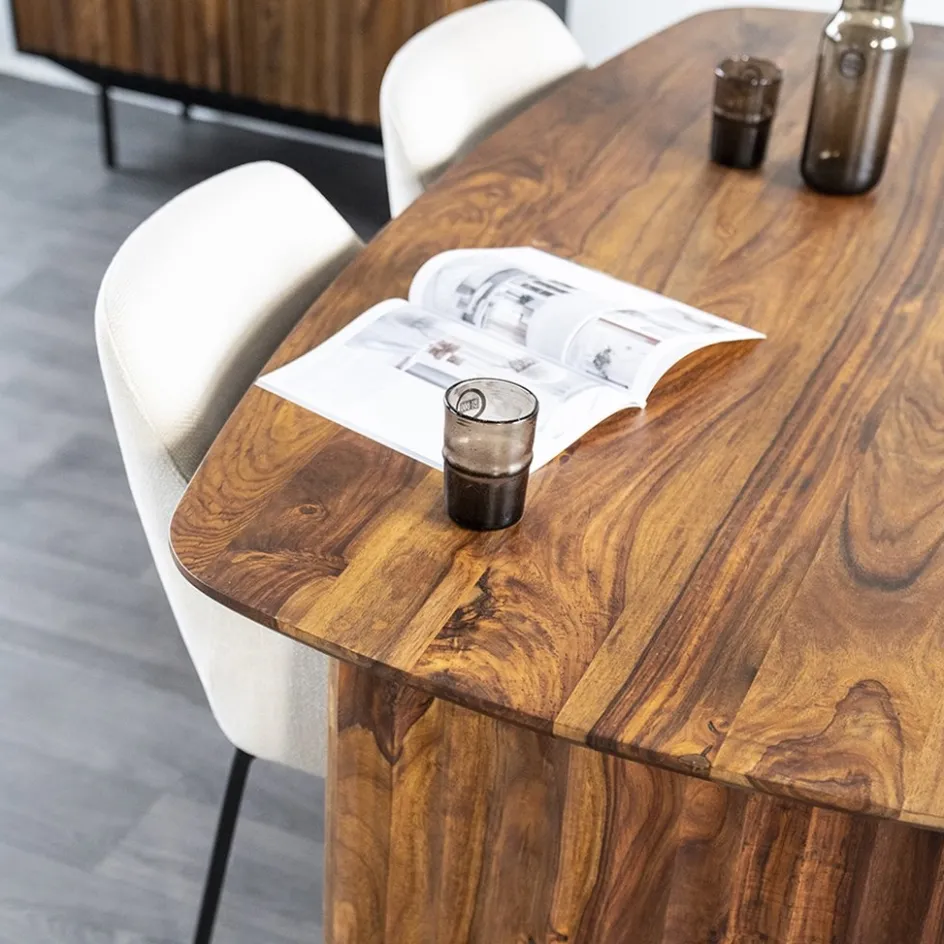 Trendy eetkamertafel Sheesham hout 240x100>Straluma Best