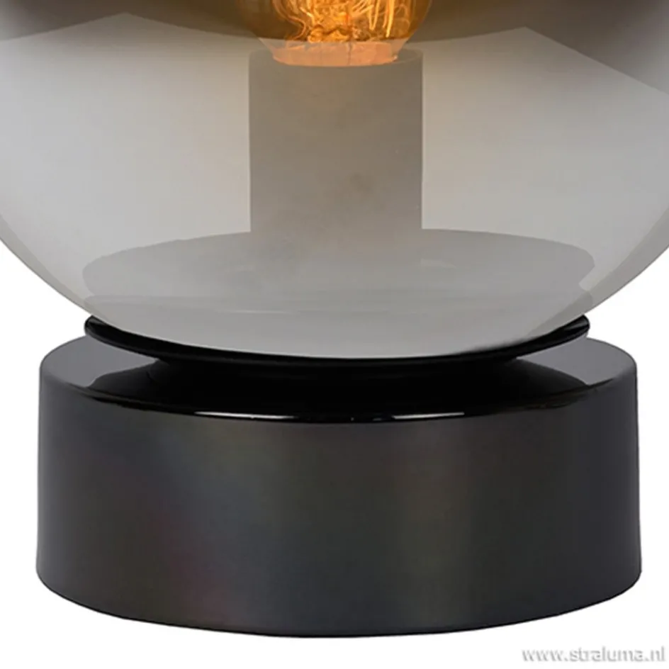 Trendy glazen tafellamp smokey>Straluma Outlet