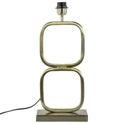 Trendy lampvoet Lutika licht goud exclusief kap>Straluma New