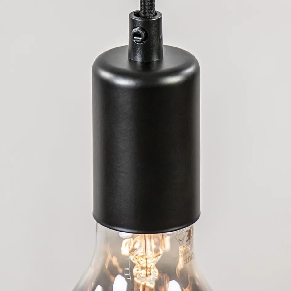 Trendy 3-lichts hanglamp mat zwart exclusief lichtbron>Straluma