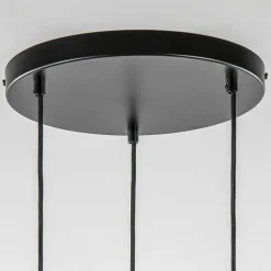 Trendy 3-lichts hanglamp mat zwart exclusief lichtbron><noscript><img width=