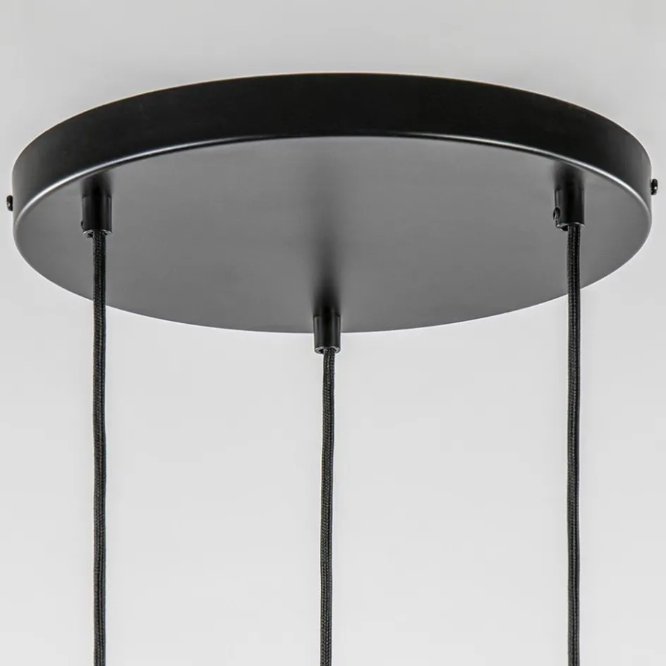 Trendy 3-lichts hanglamp mat zwart exclusief lichtbron>Straluma