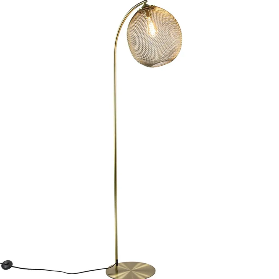 Trendy vloerlamp Moroc goud Light and Living>Straluma
