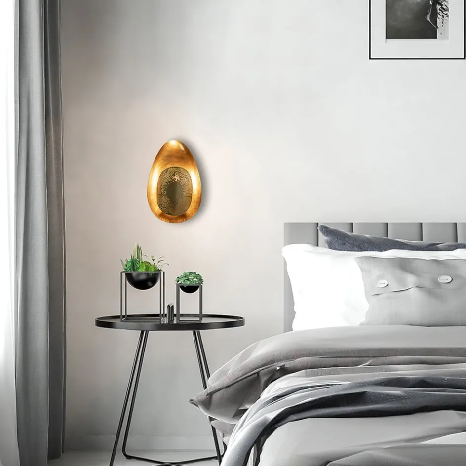 Trendy wandlamp antiek brons>Straluma