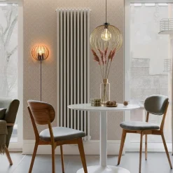 Trendy wandlamp goud met zwart inclusief snoer></noscript>Straluma Best