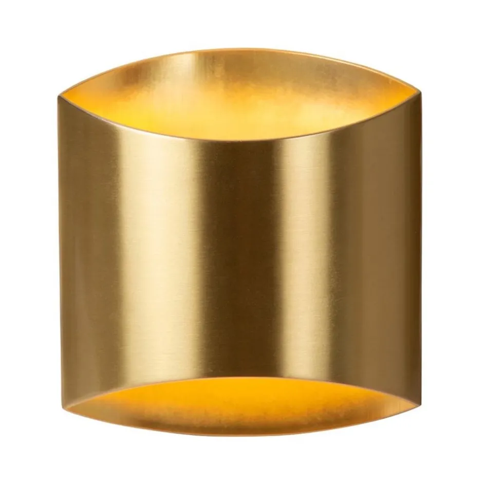 Trendy wandlamp goud metaal G9>Straluma Sale