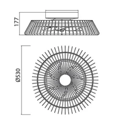 Ventilator Himalaya Mini hout remote cct></noscript>Straluma