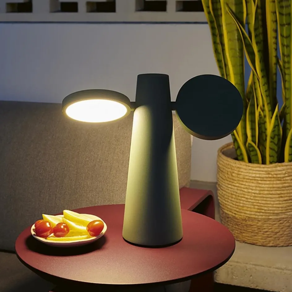 Verstelbare buitenlamp tafel groen oplaadbaar>Straluma Hot