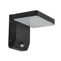 Verstelbare LED buitenlamp zwart IP54 met sensor>Straluma Sale