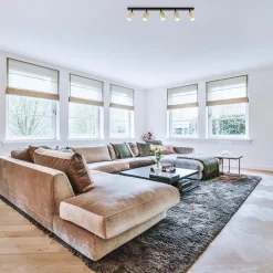 Verstelbare 5-lichts GU10 opbouwspot goud met zwart></noscript>Straluma New