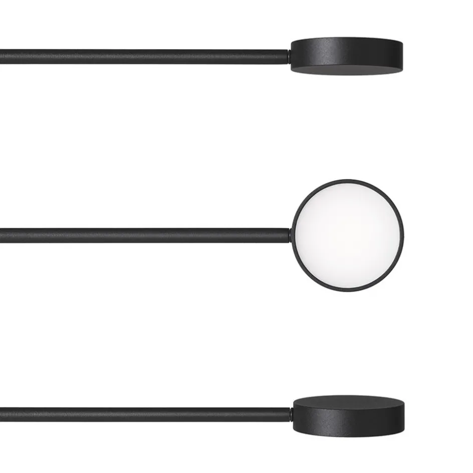 Verstelbare 5-lichts LED vloerlamp zwart dimbaar>Straluma Discount