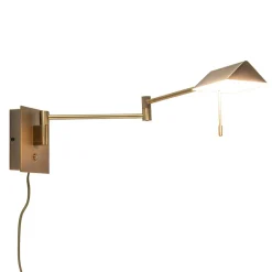 Verstelbare wandlamp brons inclusief LED dim to warm>Straluma Discount