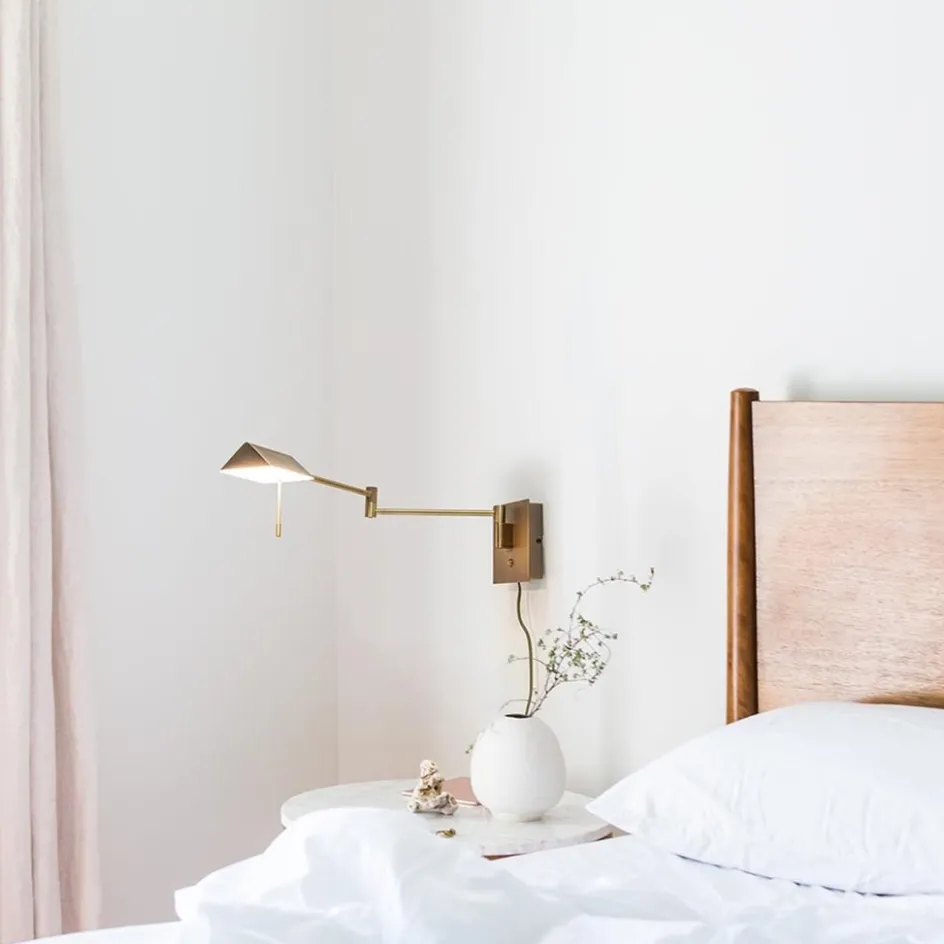 Verstelbare wandlamp brons inclusief LED dim to warm>Straluma Discount