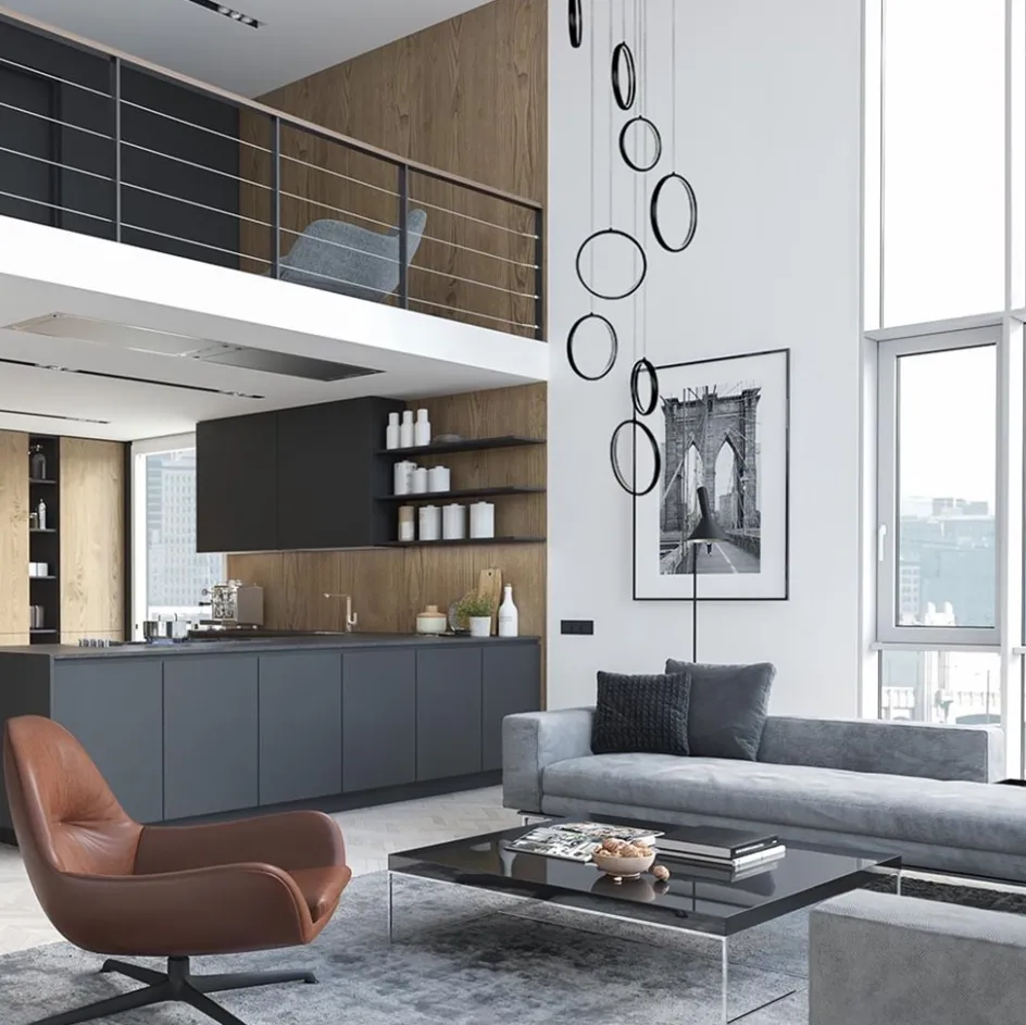 Vide hanglamp 8-L ringen zwart>Straluma Best