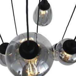 Videlamp 7L zwart met smoke glas mix>Straluma Outlet