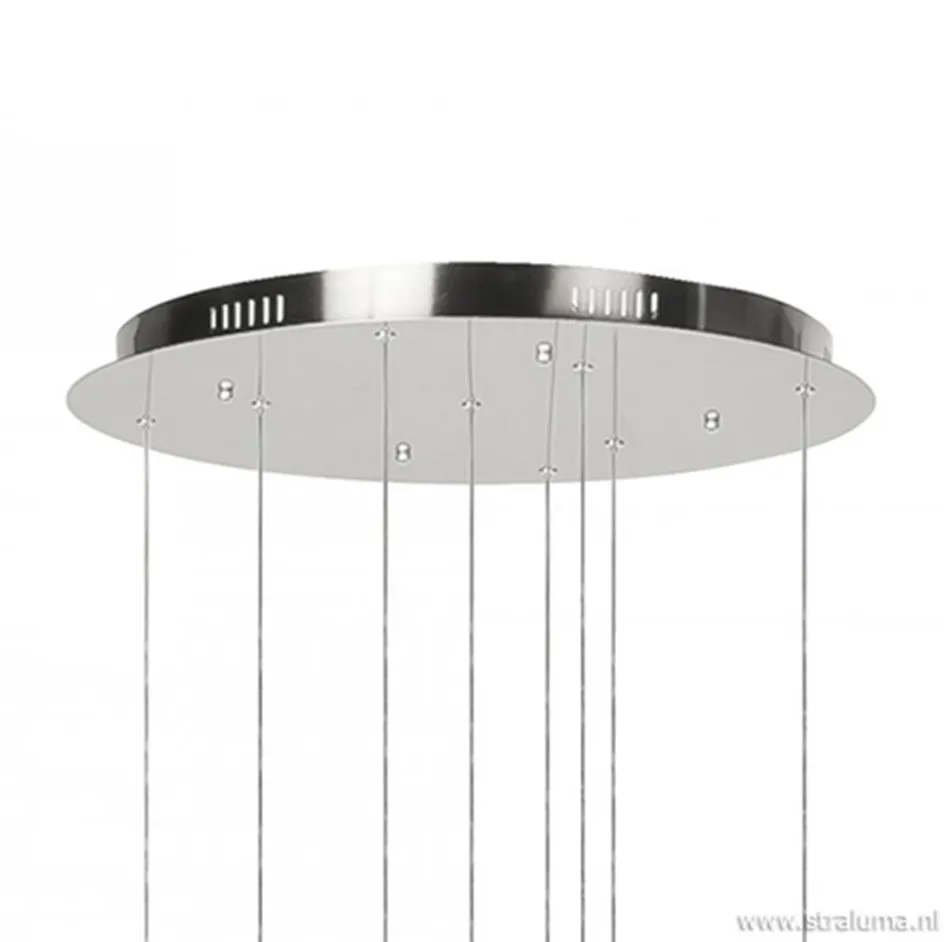 Videlamp Olympia nikkel 8 ringen>Straluma