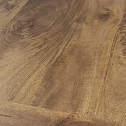 Vierkante bartafel mangohout 80x80 cm met zwarte poot></noscript>Straluma Discount