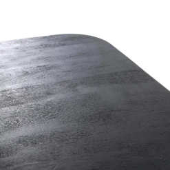 Vierkante eettafel zwart mango hout 150x150 cm><noscript><img width=