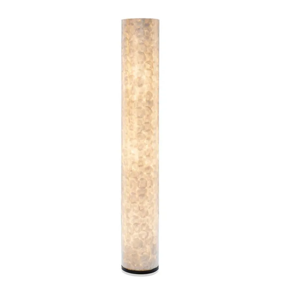 Vloerlamp 200 cm cilinder creme schelpen>Straluma Outlet