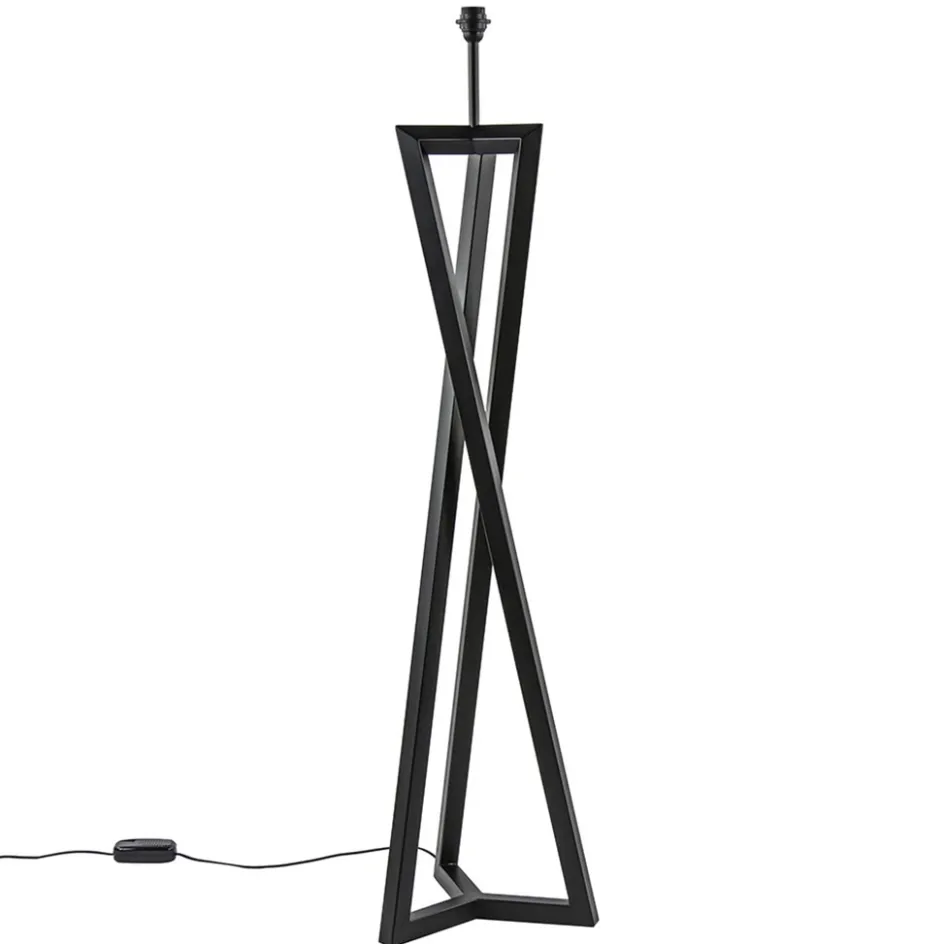 Vloerlamp Atrani zwart excl. kap>Straluma Outlet