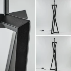 Vloerlamp Atrani zwart excl. kap><noscript><img width=