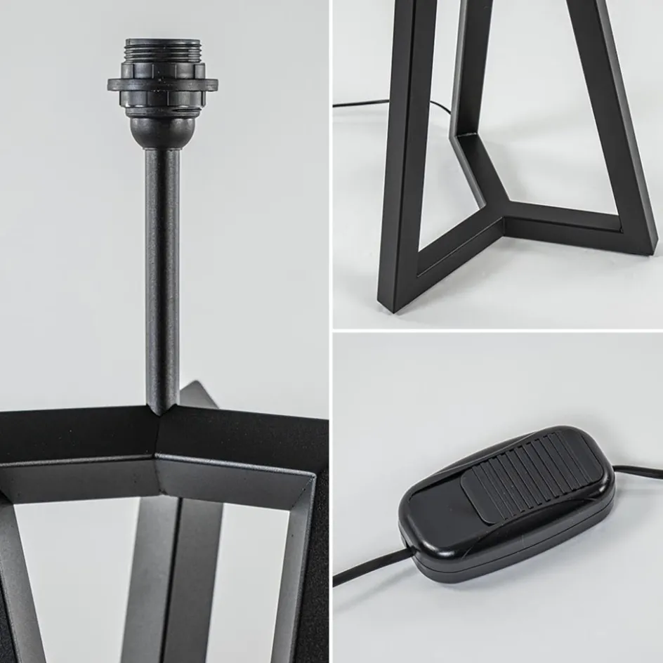 Vloerlamp Atrani zwart excl. kap>Straluma Outlet