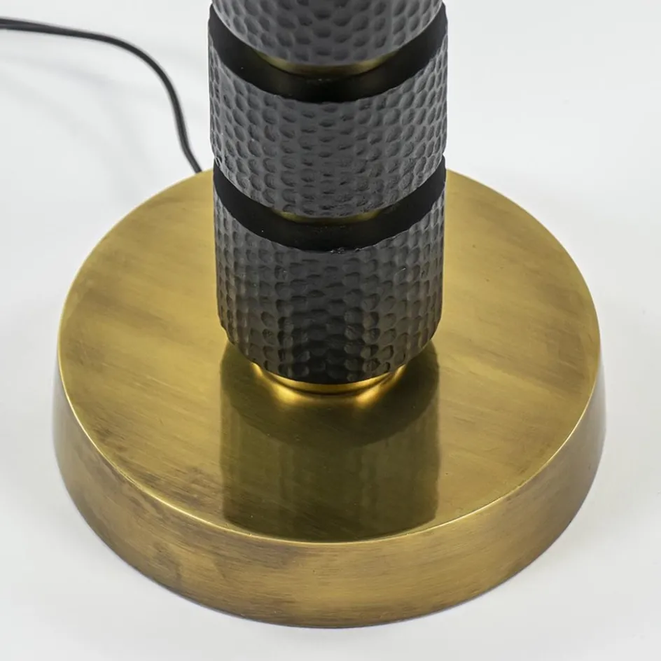 Vloerlamp Azoyu zwart/brons exclusief kap>Straluma New