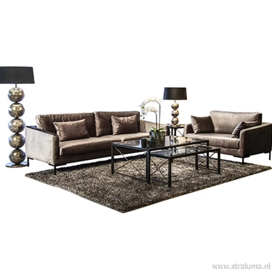 Vloerlamp Boss bollen oud goud excl. kap>Straluma Sale