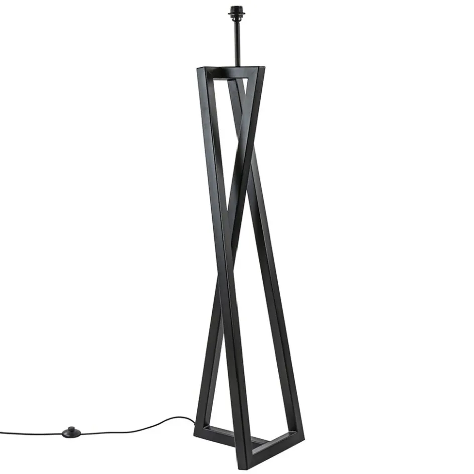 Vloerlamp Calitri zwart EXCL. KAP>Straluma Hot