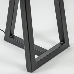 Vloerlamp Calitri zwart EXCL. KAP><noscript><img width=