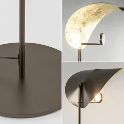 Vloerlamp Chapeau coffee/goldleaf><noscript><img width=