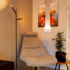 Vloerlamp Flute 2L zwart/brons 2xpushdim dtw><noscript><img width=