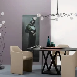 Vloerlamp Gio zwart + bolglas helder></noscript>Straluma Hot