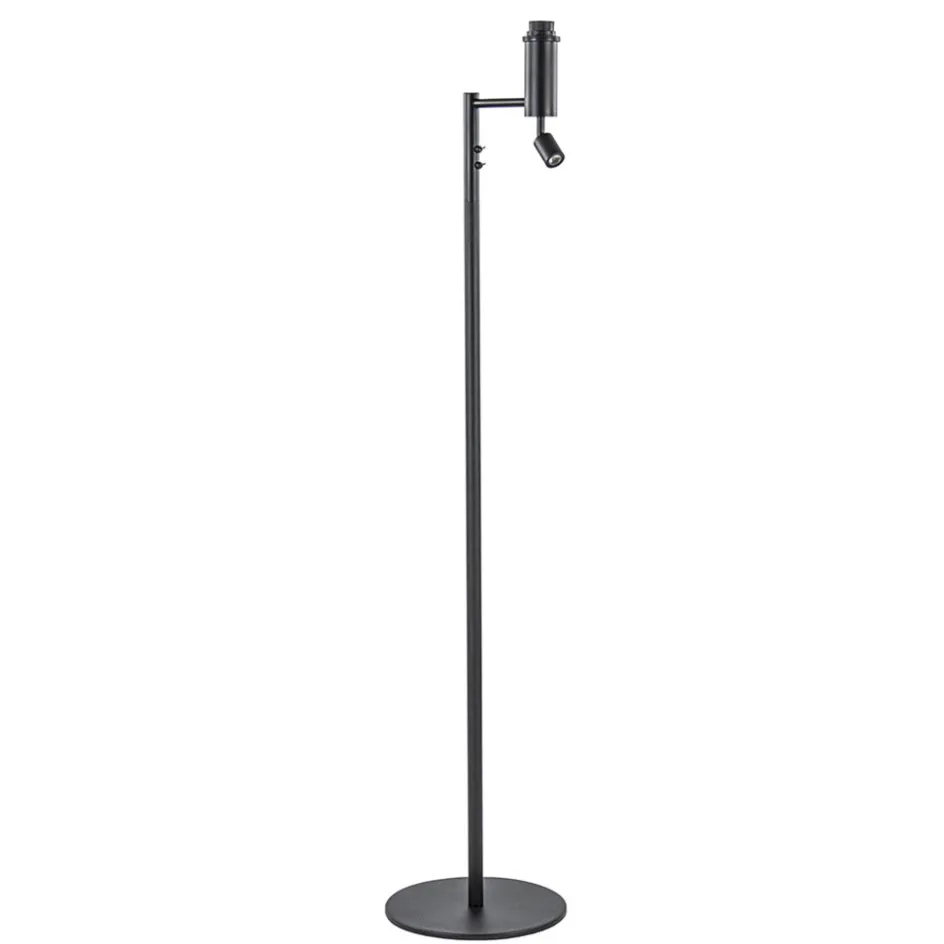 Vloerlamp Havana + leesspot zwart z/kap>Straluma Online