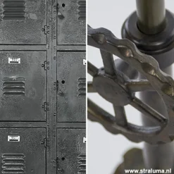 Vloerlamp Junko driepoot zwart/zink></noscript>Straluma Hot