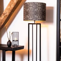 Vloerlamp Mace frame zwart exclusief kap><noscript><img width=