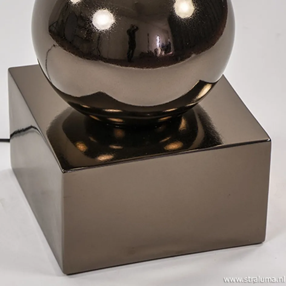 Vloerlamp Maxi brons EXCL. KAP>Straluma