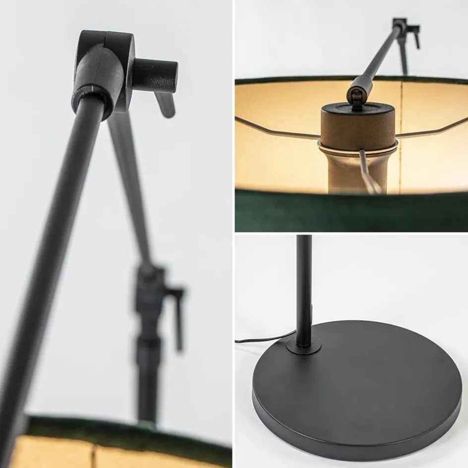 Vloerlamp Prestige Chic zwart/kap groen>Straluma Sale
