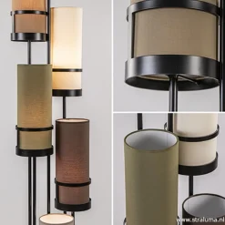 Vloerlamp Sixt 6l multicolor bruin></noscript>Straluma Hot