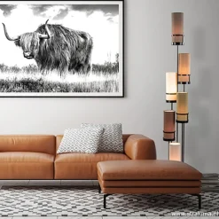 Vloerlamp Sixt 6l multicolor bruin></noscript>Straluma Hot