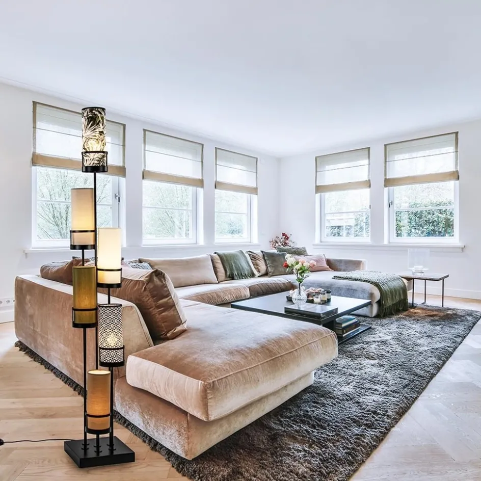 Vloerlamp Sixt 6l multicolor deco bruin>Straluma Online