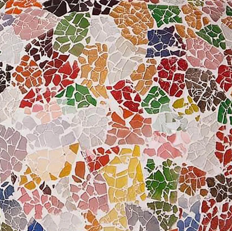 Vloerlamp zuil mozaiek glas multicolor 200 cm>Straluma Online