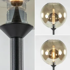 Vloerlamp zwart + smoke glas></noscript>Straluma Discount