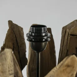 Vloerlamp/lampvoet Margret hout naturel excl kap></noscript>Straluma Discount