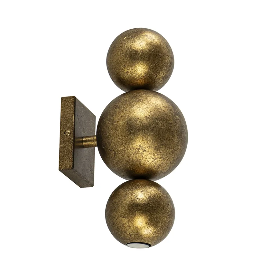 Wandlamp ambachtelijk brons inclusief LED>Straluma Clearance