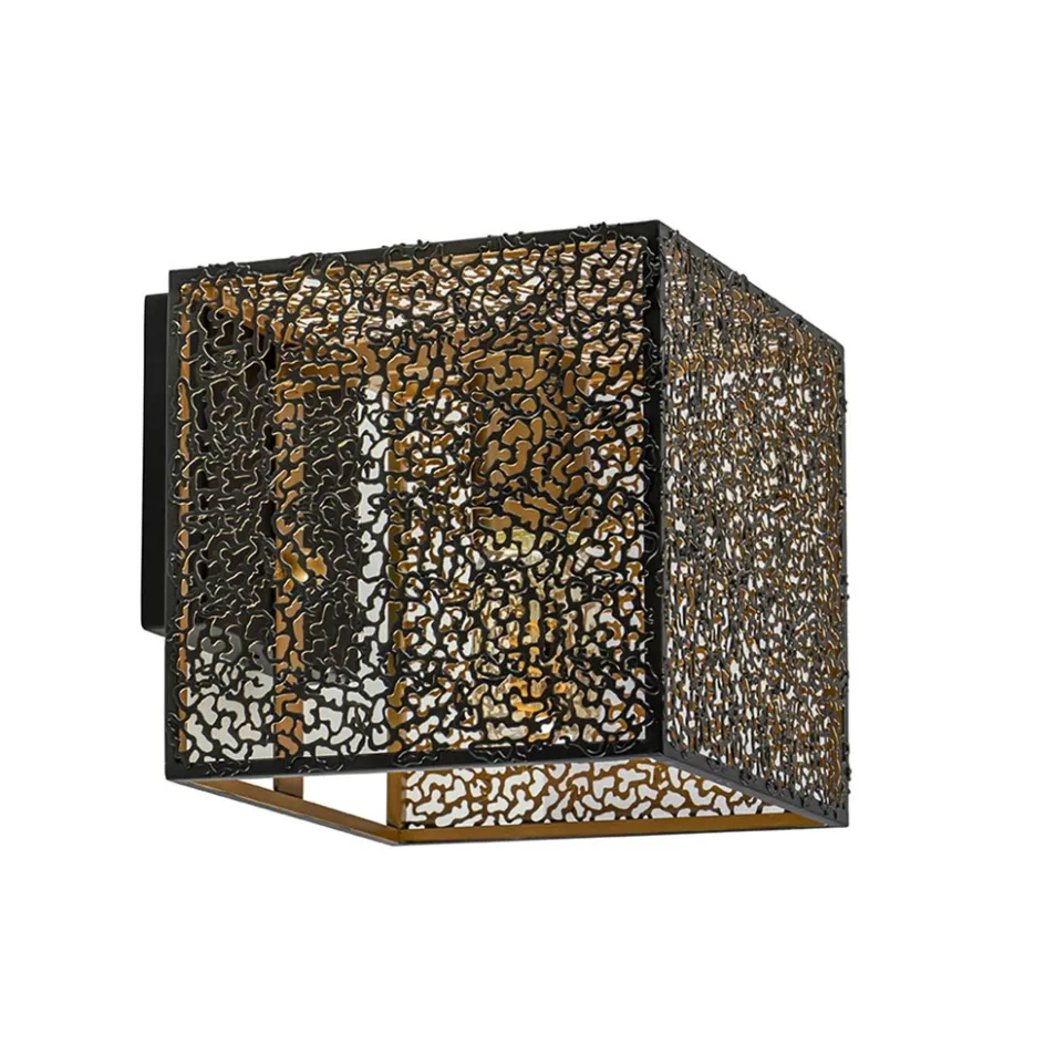 Wandlamp Avola zwart/goud>Straluma Outlet