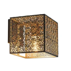 Wandlamp Avola zwart/goud>Straluma Outlet